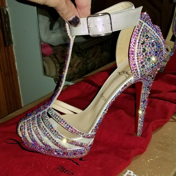 Christian Louboutin Shoes - Christian louboutin ronette 140mm swarovski strass